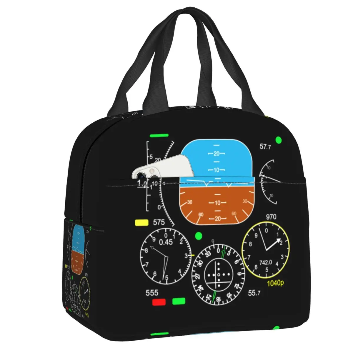 Battle Of Britain Lunch Boxes Leakproof Supermarine Spitfire Fighter Pilot Aircraft Airplane Thermal Cooler Food Lunch Bag
