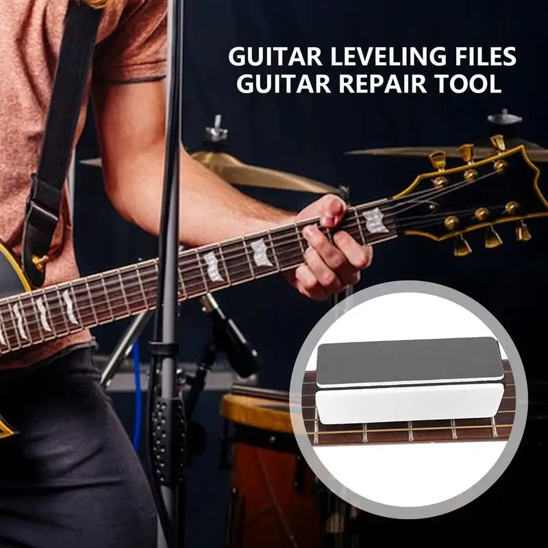 Fret Leveling Beam Portable Guitar Fret Sanding Leveler Fret Sanding Beam Leveler Compact Fret Crowning File Guitar Luthier