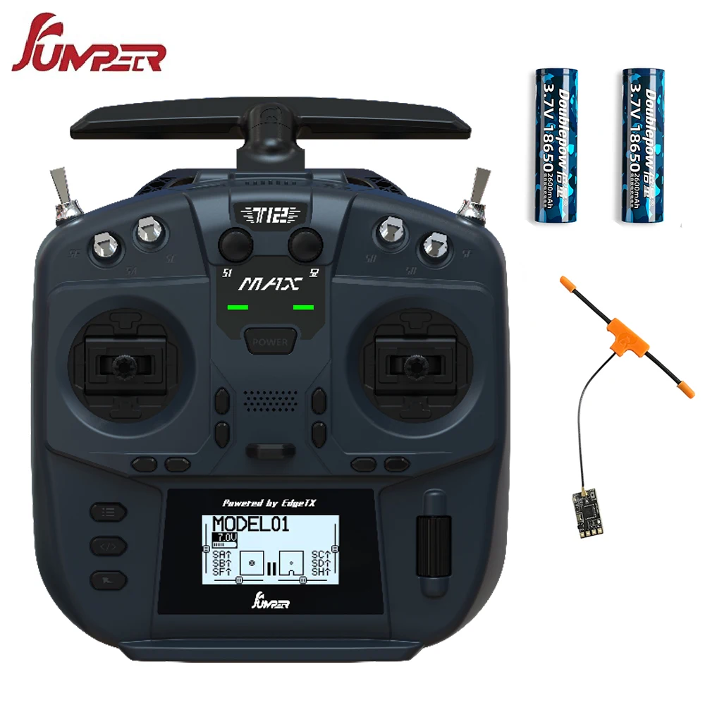 Jumper T12 MAX Radio Controller M2 FCC Hall Sensor Gimbals ELRS 2.4GHz Transmitter Remote Control For RC FPV Drone