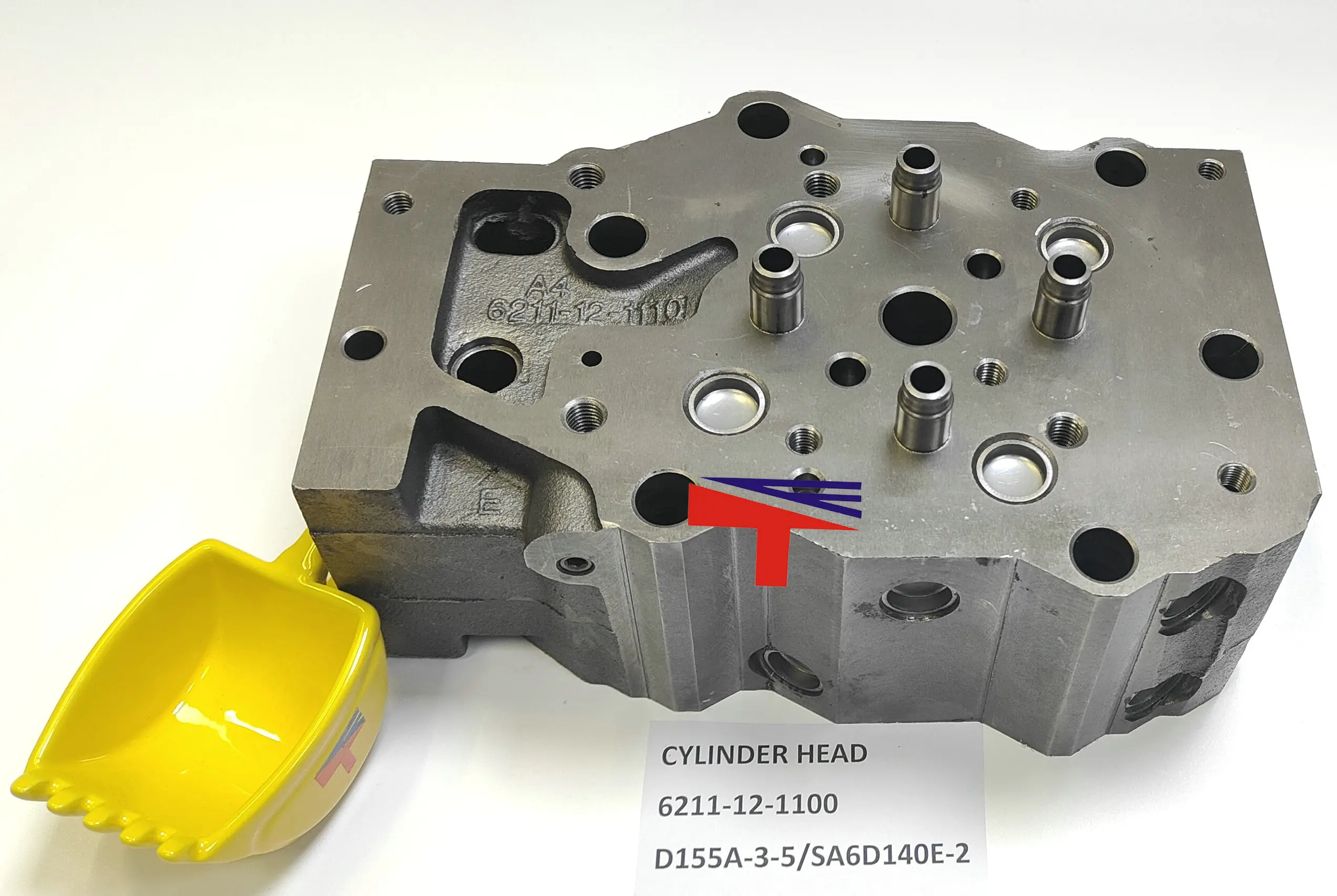 

ENGINE CYLINDER HEAD 6211-12-1100 FOR BUILDOZER D155A-3 D155A-5 engine S6D140