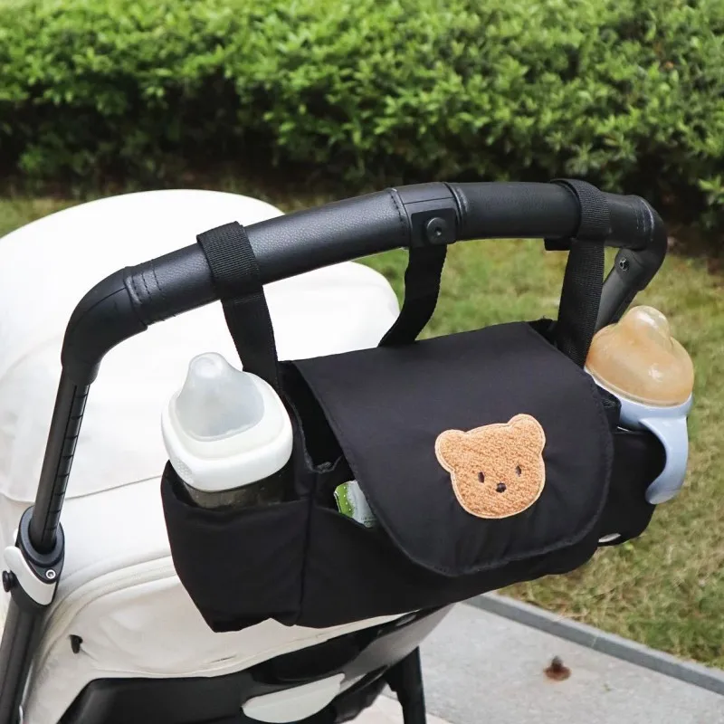 Baby Diaper Bag Universal Buggy Baby Pram Organizer Bottle Cup Holder Baby Stroller Bag Accessory Nappy Storage Bag Mummy Bag