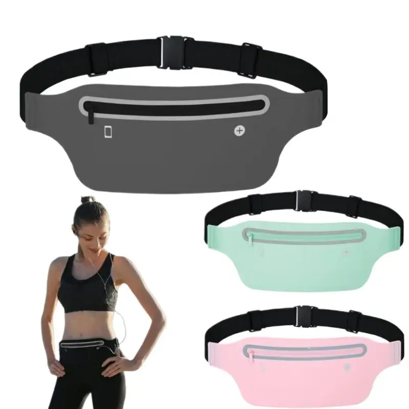 1 Stück wasserdichte Handyhülle für das Fitnessstudio, Laufgürtel, Hüfttasche, Sport-Bauchtasche für Damen und Herren, Laufzubehör. – Detail 3