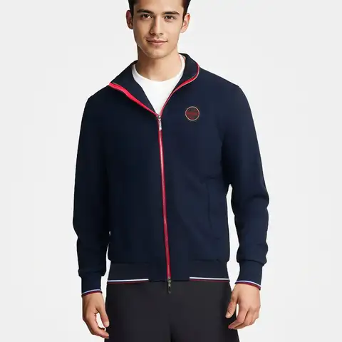 Chch 2025 primavera novas jaquetas masculinas jaqueta esportiva sólida negócios casual outono casaco fino zip up casaco com bolsos roupas