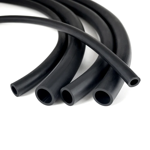 1M FKM Fluororubber Oil Tube Wąż Rura odporna na korozję w wysokiej temperaturze ID 2mm/3/4/5/6/7/8/10/12/14/16/18/19/20/25/32MM