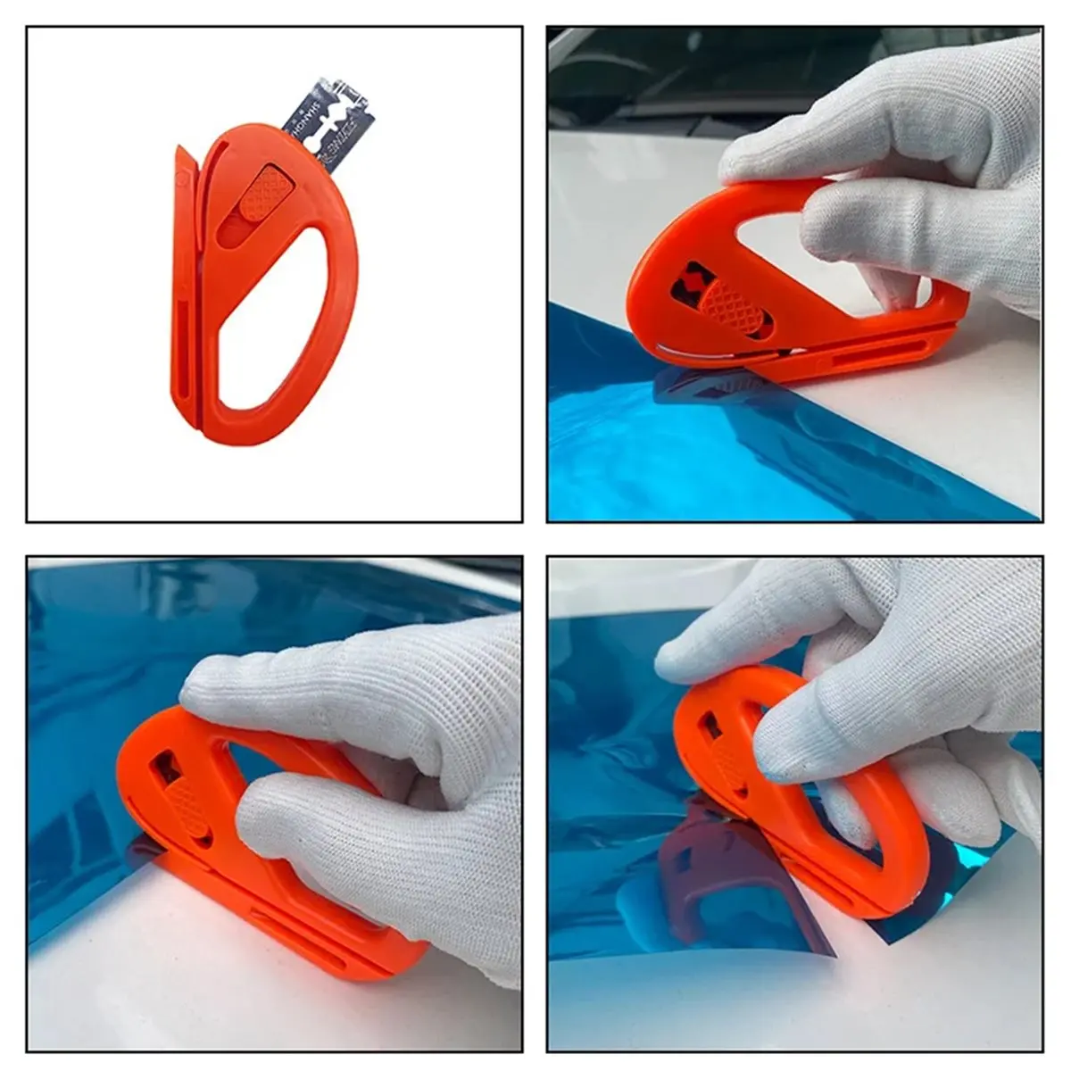 RECOMMENDATION  35pcs Automotive Film Application Tools Car Holder Gloves Safety Cutter Window Film Installation Tool