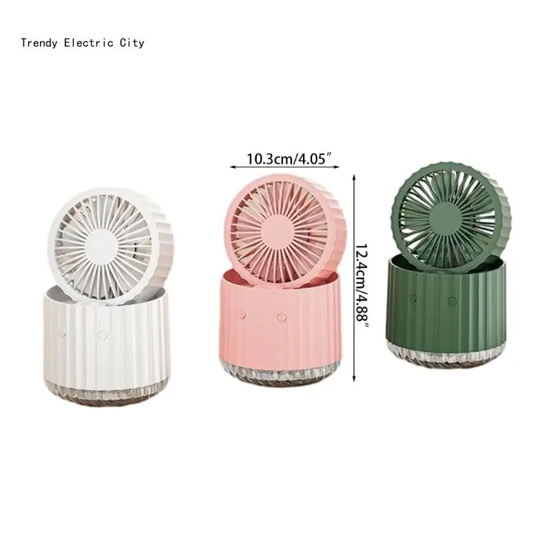 R9CD Ventilatore da campeggio Ventilatore da tavolo pieghevole Perfetto per escursioni all'aperto in ufficio chiuso