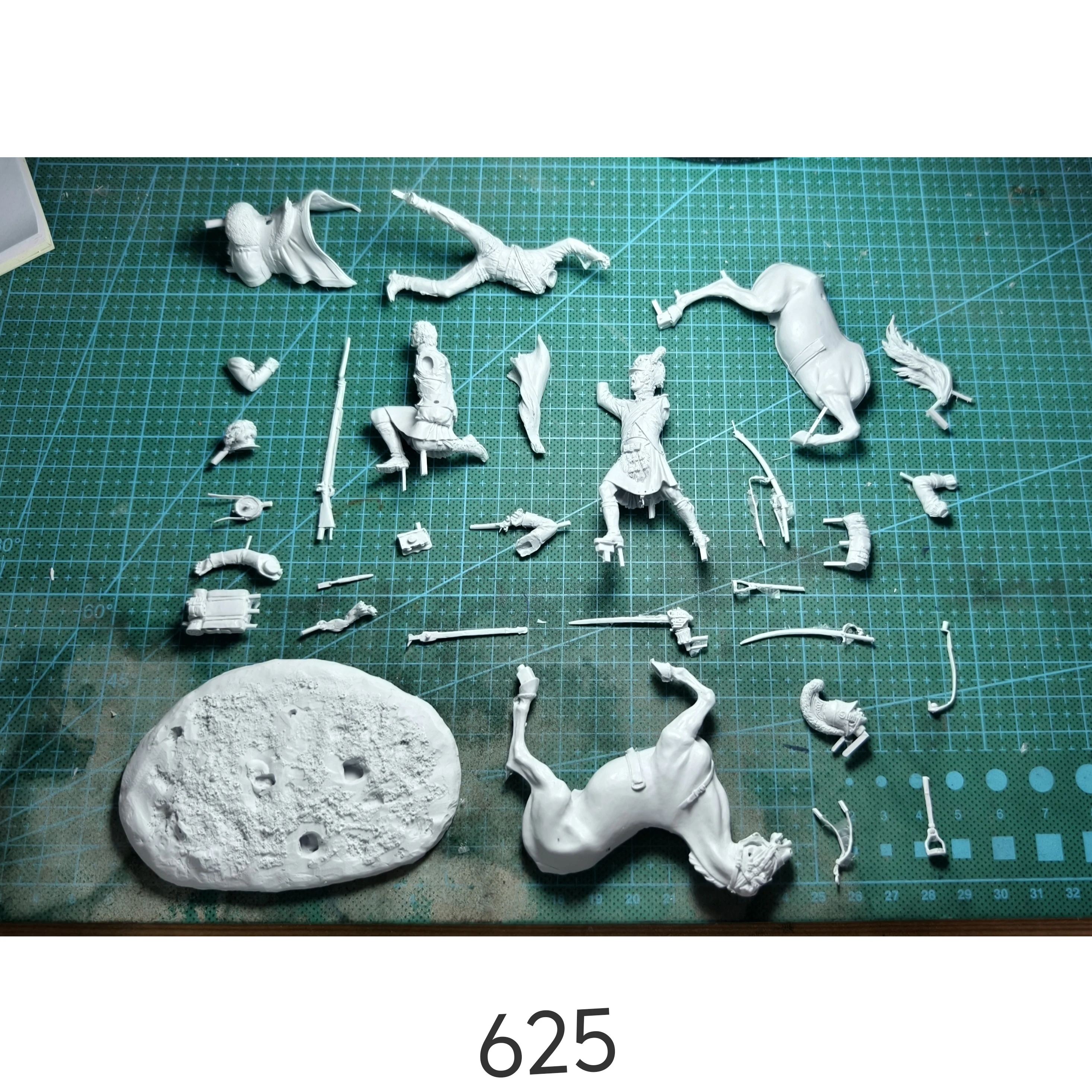 54mm  Resin Model Figure GK， Unassembled and unpainted kit