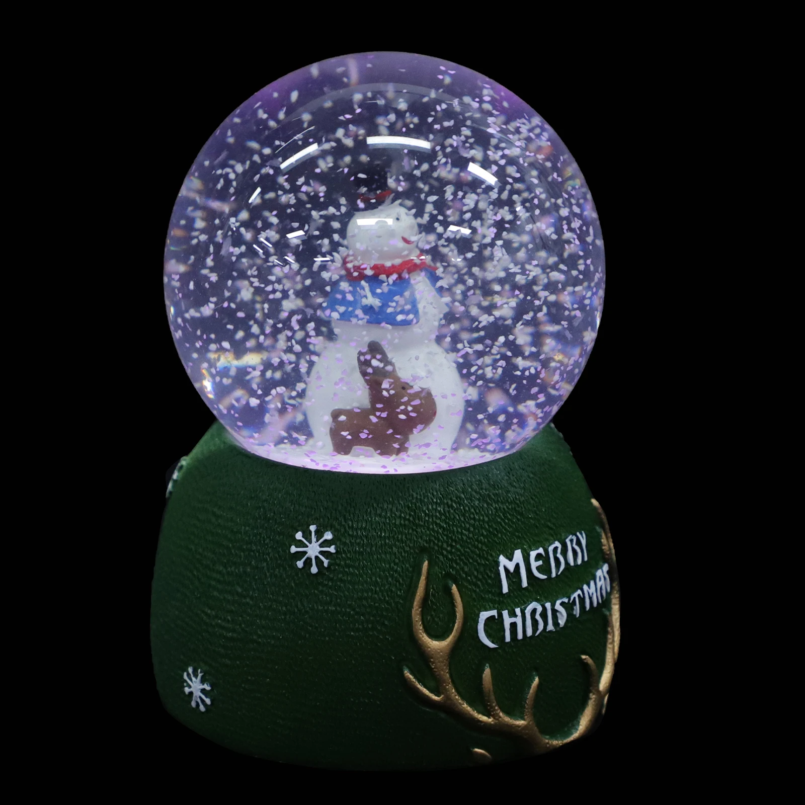

Crystal Ball Musical Adorn Xmas Decor Luminous Plastic Balls for Living Room Party Christmas Gift Home nament Holiday