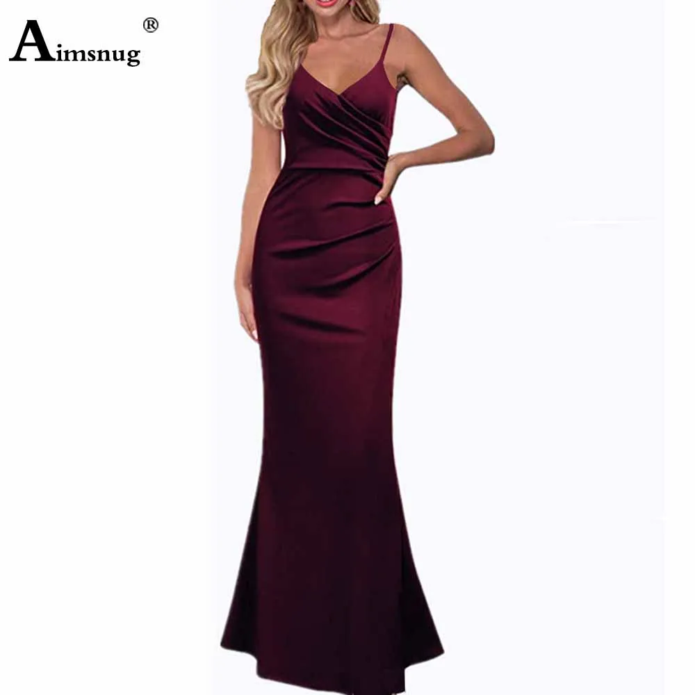 Women Long Maxi Dress Ladies Elegant Spaghetti Strap Dresses Female Sleeveless Trumpet Evening Party Dress Vestido Robe Oversize