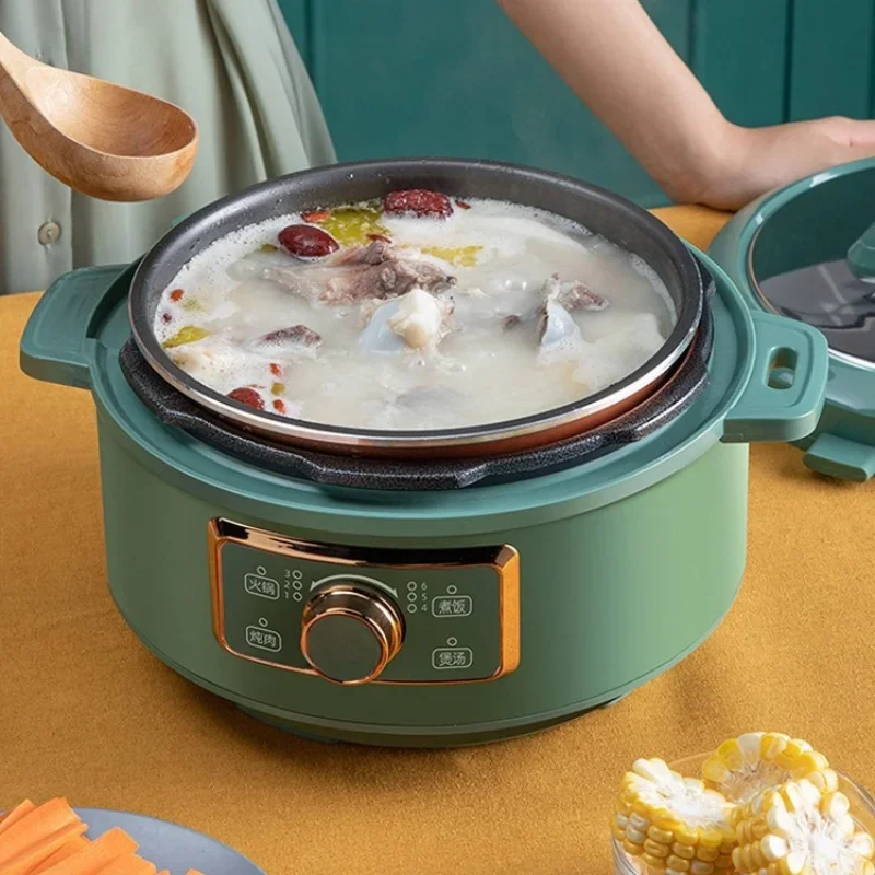 Voltage pot household automatic multi-function pressure cooker hot pot electric cooking pot small electric rice