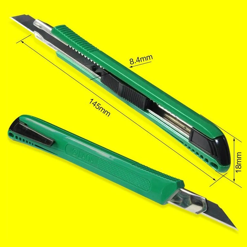 1Pcs LAOA Utility Knife Tiny 9mm SK5 Blade Portable Knives Manual Paper Unboxing Cutter Snap-Off Knife Shears Motorcycle Tools