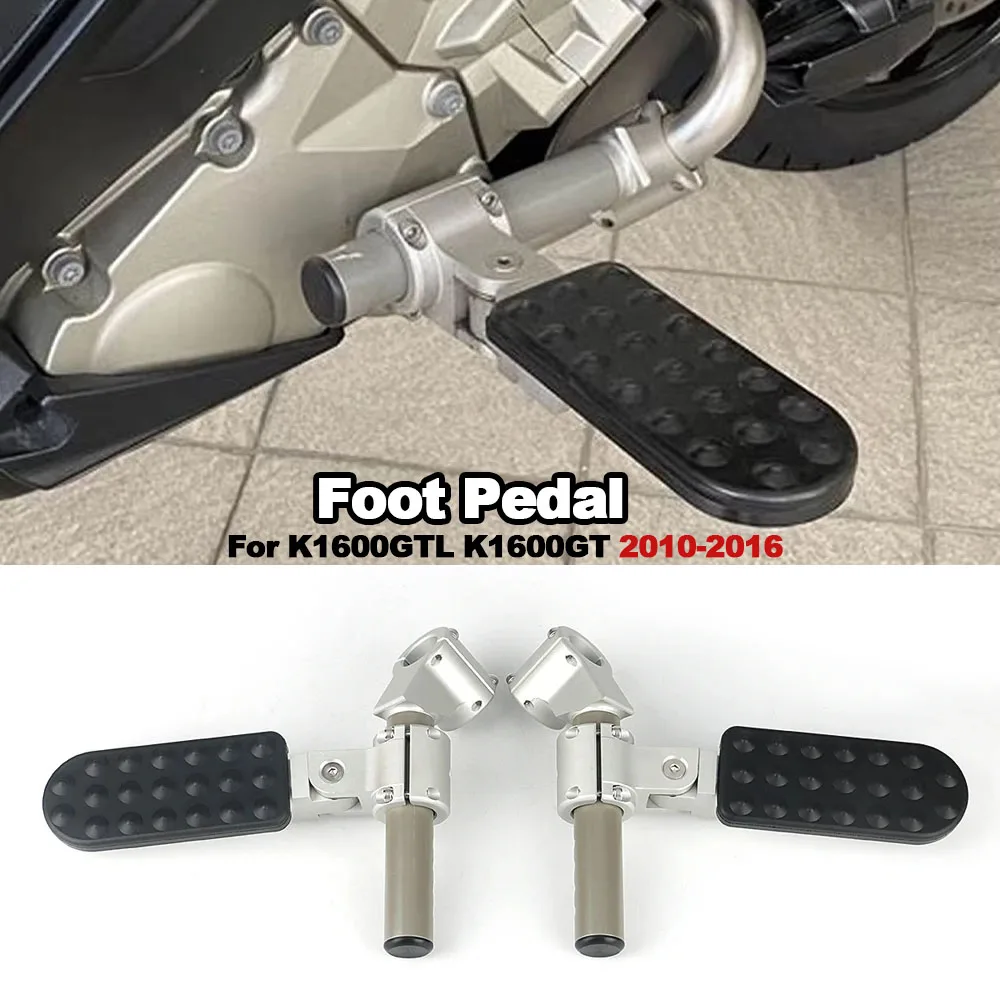 

For BMW K1600GTL K1600GT 2010-2016 New Motorcycle Accessories Folding Foot Pegs Rest Pedal Set Footpeg Footrest Kit