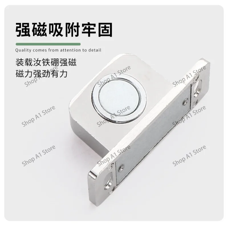 Magnetic Door Holder Stopper Invisible Doorstop Wall Floor Mount Safety Catch Stainless Steel Door Suction Bedroom Supplies