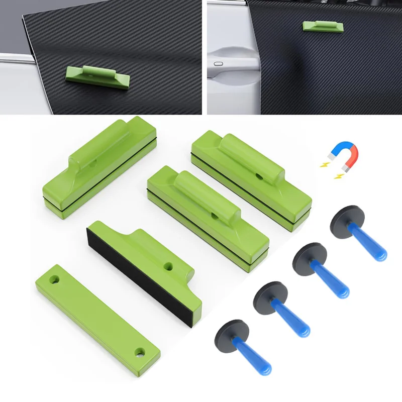 Vinyl Wrap Magnet Holder Car Wrapping Tint Film Sign Mark Graphics Positioning Tool Strip Magnet Holder Window Tint Application
