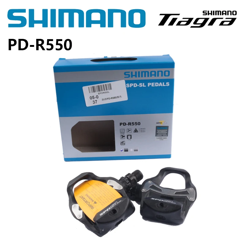 

SHIMANO TIAGRA 4700 Series PD-R550 односторонняя Женская педаль черного цвета для дорожного велосипеда, оригинальные детали велосипеда Shimano