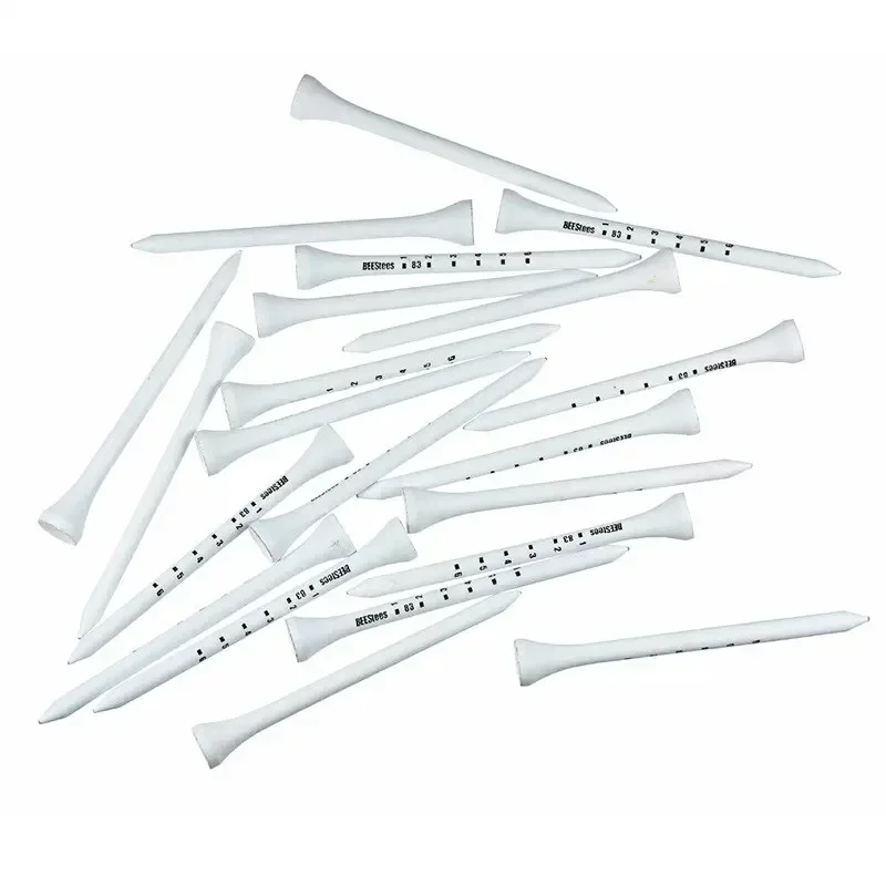 20 قطعة 83 مللي متر مقاعد جولف خشبية متينة تحديد الكرة على الدورة للحفاظ على مستوى تي شيرت مثالي وتحسين الدقة #3