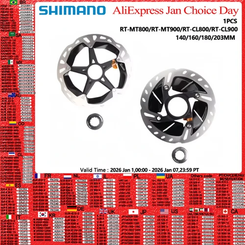 Rotor Shimano MT800 MT900 CL800 CL900 Rotor de disco Rotor de bloqueo central para freno de bicicleta de carretera 105 R7000 R8020 R8000 R8170 R7170