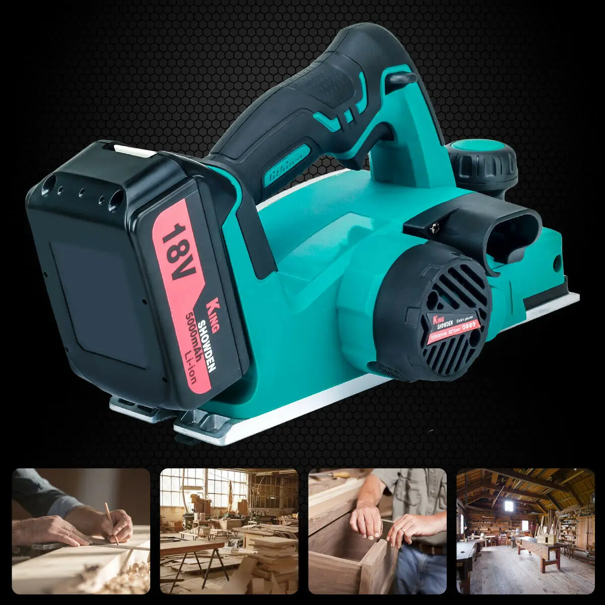 Cordless Electric Planer 15000rpm Electric Router Trimmer Wood Cutting Milling Engraving Woodworking Tool For Makita Battery