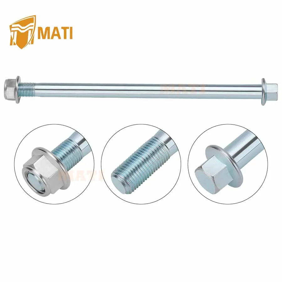 M MATI Rear Axle Bolt & Nut for Honda XR80R 1985-2003 XR100R 1985-2003 CRF80F 2004-2013 CRF100F 2004-2013 42301-GCV-J00