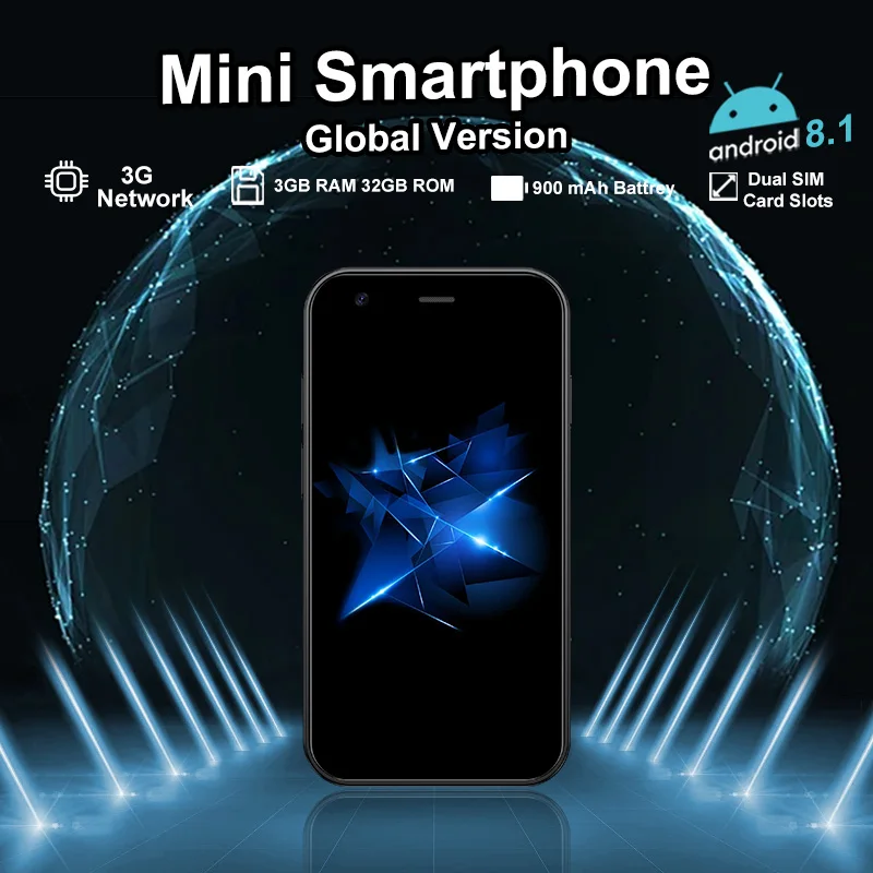 Mini 24 3G mini smartphone is here,with a compact body and a large memory of 3GB+32GB, making it a stylish and personalized item