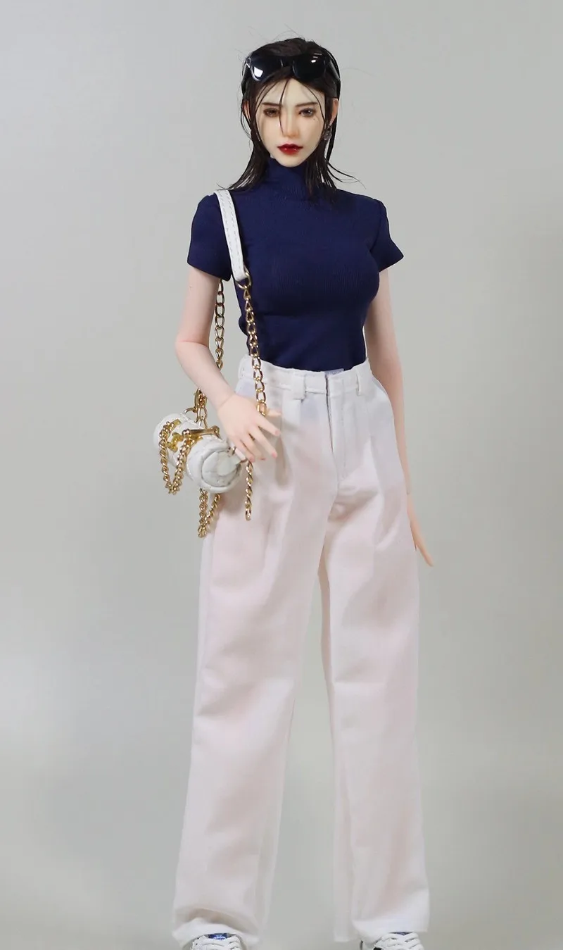 1/6 Scale Soldier Casual Long Sleeved Top and Pants Model for 12'' Female