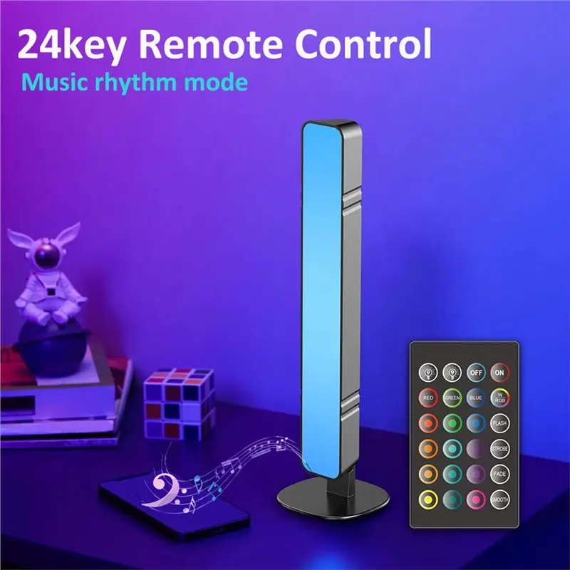 【PRICE-DROP!】Rechargeable RGB Music Rhythm Light Bar Pickup Light 2PCS Desktop Light For Game Room Decor, Party Atmosphere Light
