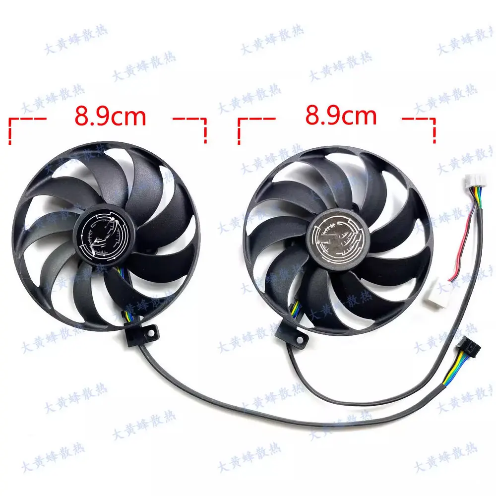 New Cooling Fan for ASUS RTX2060S RTX2070 RTX2080 DUAL Graphics Video Card T129215SU