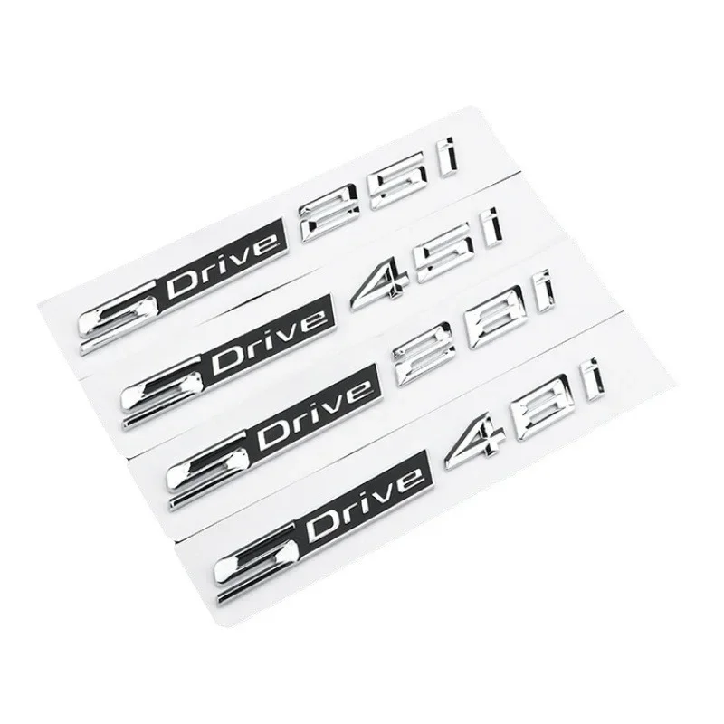 Car sdrive 20i 25i 28i 30i 35i Letters Logo Badge Emblem Decals Sticker For BMW X1 X3 X5 Z4 E86 E89 G29 E84 F48 E83 F25 E70 F15 view 4