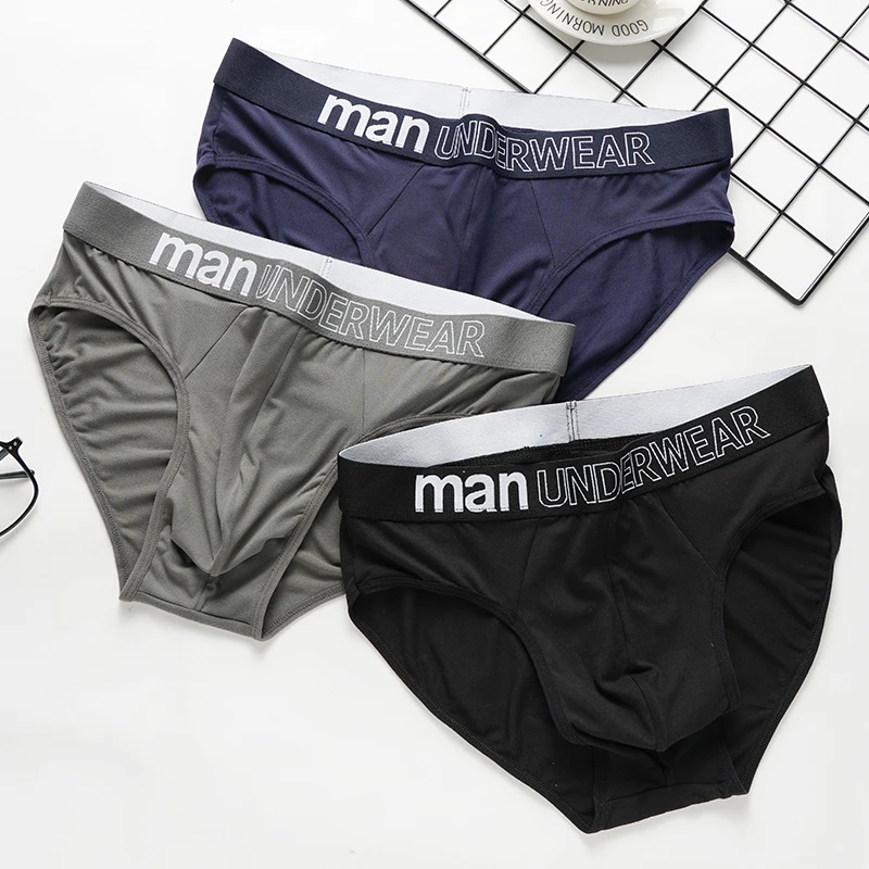 Men\'s Man Underwear Briefs Letter Comfortable Panties Shorts Sexy Gifts for Man Underpants