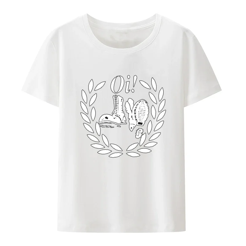 Men Skinhead Oi Printed T-shirt Punk Ska Scooter Crucified 4skin Top Christmas Gifts Tees Classic Vintage Streetwear Camisetas