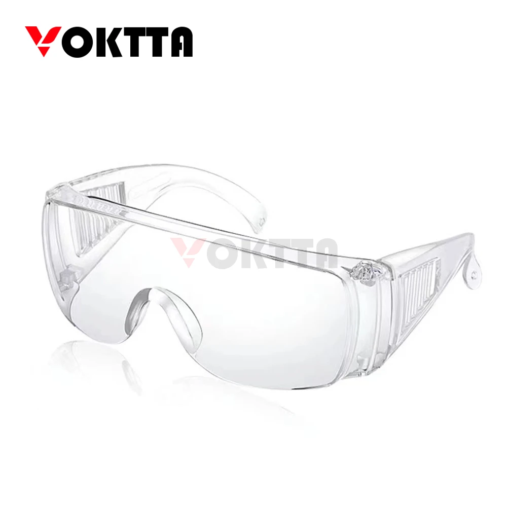 Pc Goggles Transparent Shutter Goggles Impact-Proof Dust-Proof Suitable For Factory Workshops, Laboratories, Daily Protection