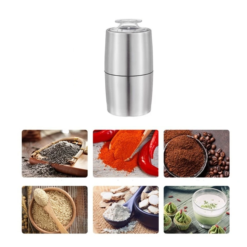 เครื่องบด penggiling Kopi ไฟฟ้าสแตนเลสและสมุนไพรสำหรับถั่ว