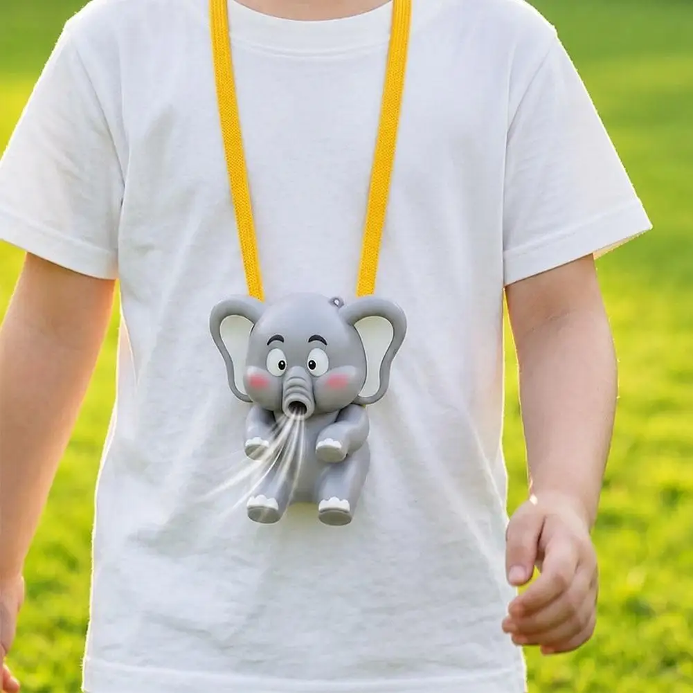 Cute Dinosaur & Elephant Shape Food Blow Cooler For Hot Noodle Congee,Cup & Bowl,Mini Clip On Food Fan,USB Charging Cooling Fan view 2