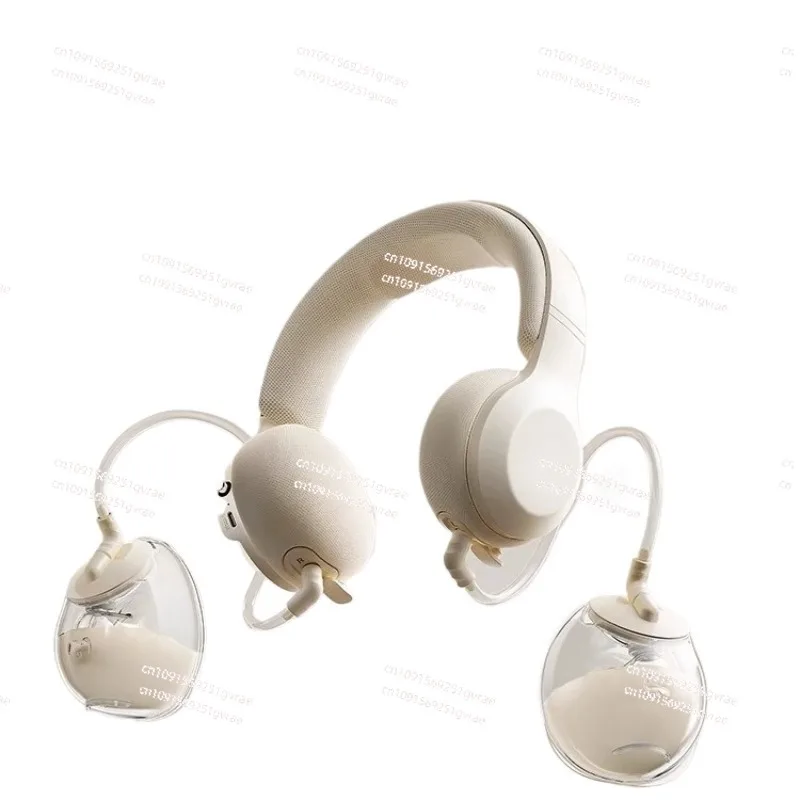 Hand-free bilateral electric breast pump massage breast milk silent milker portable pearl shell HL3058