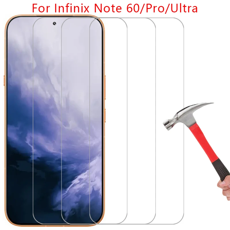 Protector de pantalla de vidrio templado para Infinix Note 60 Pro Ultra, película protectora de vidrio para Infinity Note 60, no 60 Pro 5G, película de vidrio Infini Ifinix