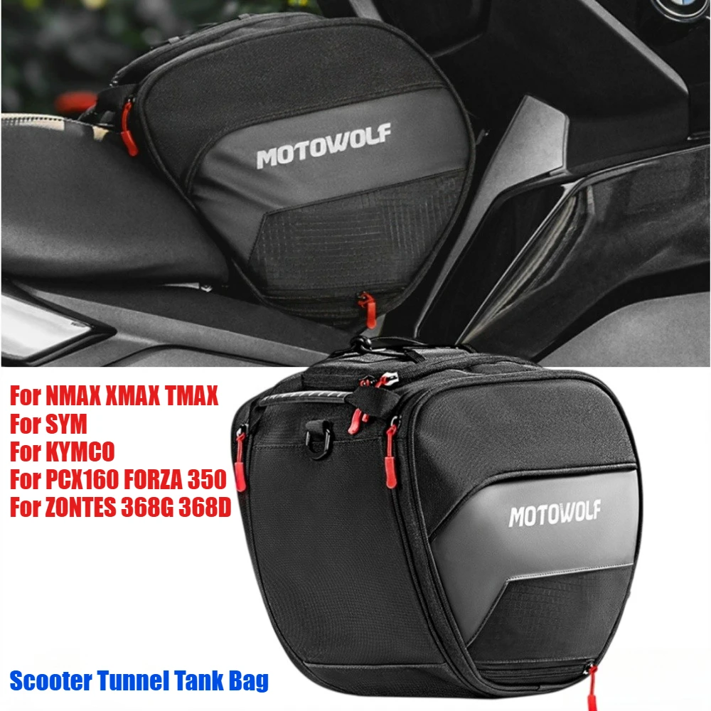 For NMAX155 XMAX 300 Scooter Tunnel Tank Bag Tool Travel Luggage for Honda Forza 300 350 NSS 750 ADV 150 160 350 PCX 125 150 160