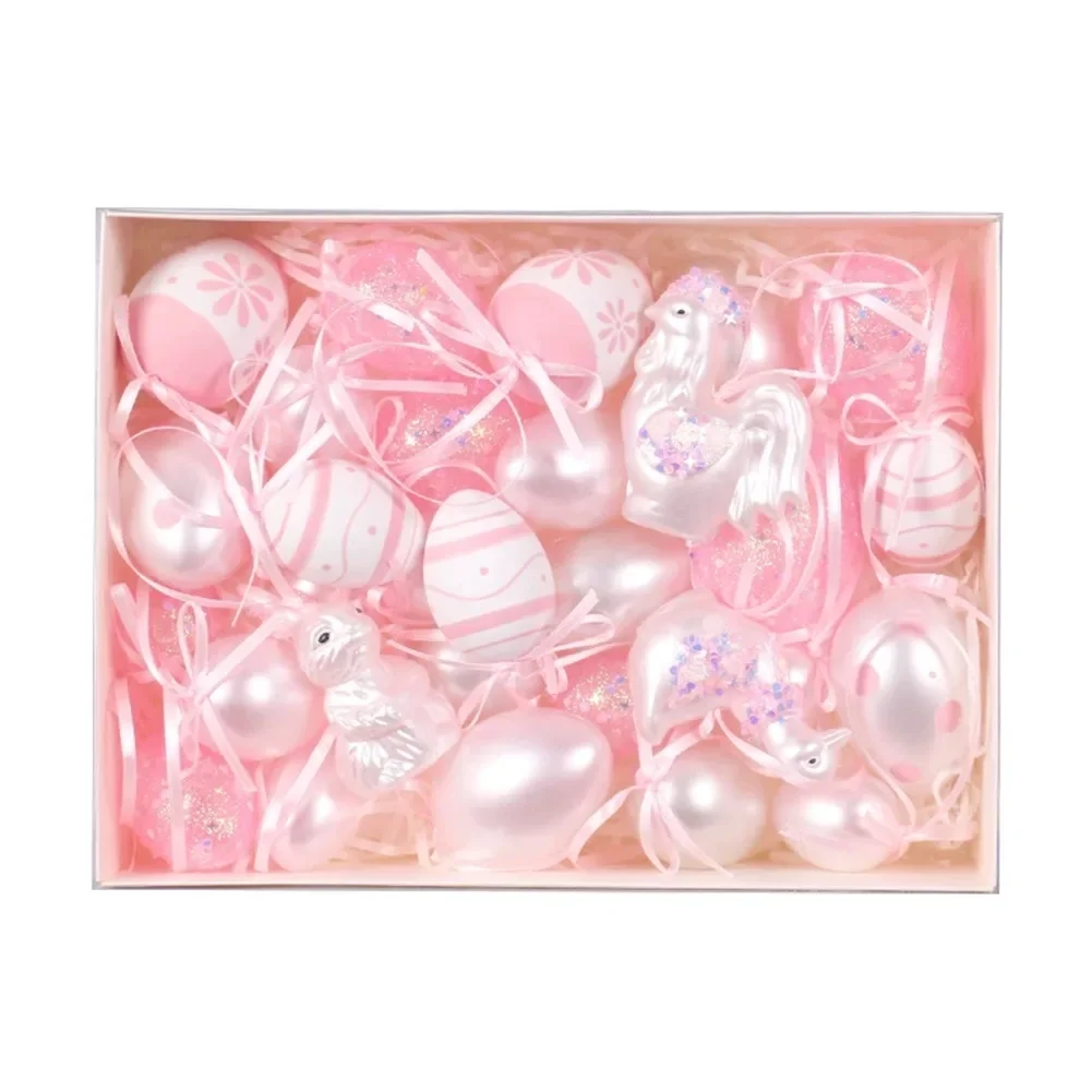 

Пасхальное украшение, высота от 4 до 6 см, красочные окрашенные яйца, 30 шт., пасхальные яйца, яркие варианты украшения, уникальные сувениры для вечеринки