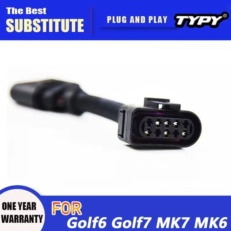 

TYPY Car Lights Adapter For Golf 7 Golf 6 MK7 MK6 R20 Headlights Connector Pins Upgrade Golf 7.5 Front Lights Accessories