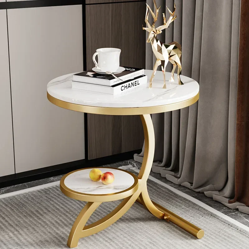 طاولات القهوة المعدنية الدائمة الشمال تصميم الدائمة المدخل طاولة القهوة الصغيرة المدخل الحديث Tavolino Da Salotto أثاث المنزل