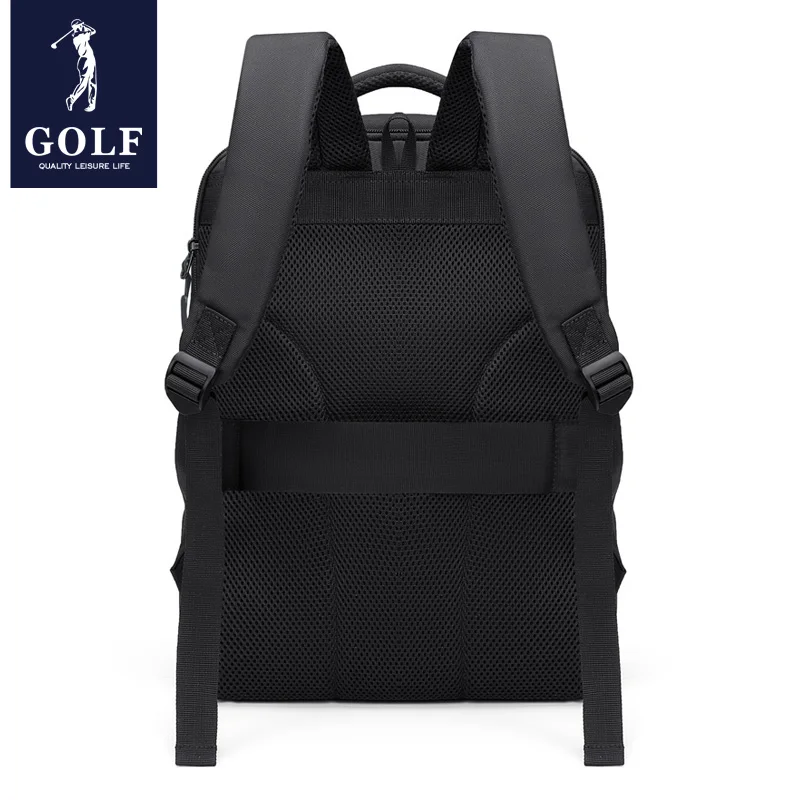 GOLF Business Backpack Men Laptop Backpacks Shockproof 15 6 inches Waterproof Black Elegant Back Pack Multi Pocket Compartment