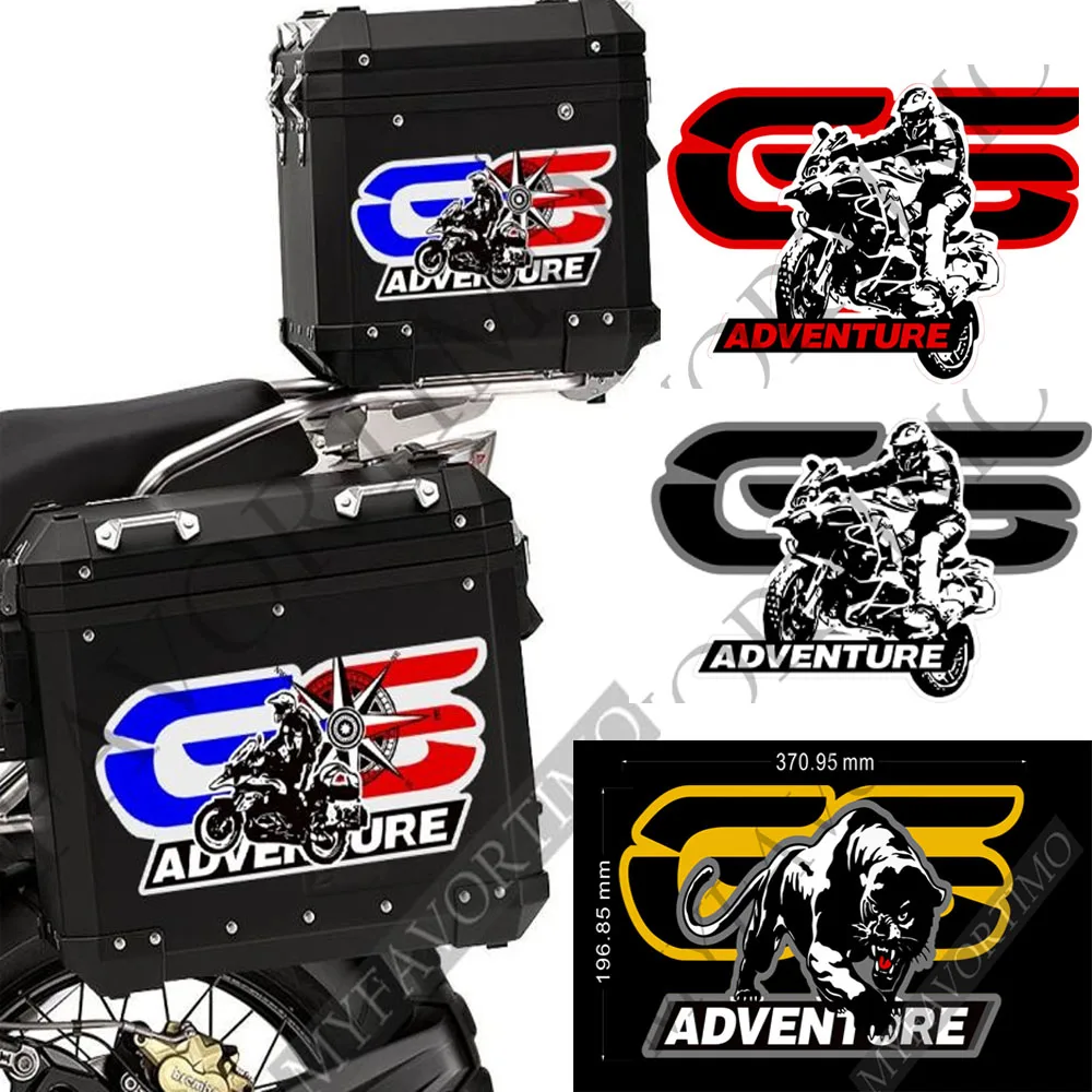 

R1250 Trunk Panniers Luggage Aluminium Top Cases For BMW R 1200 F 850 800 1250 750 700 G 310 1150 GS GSA HP Stickers Adventure