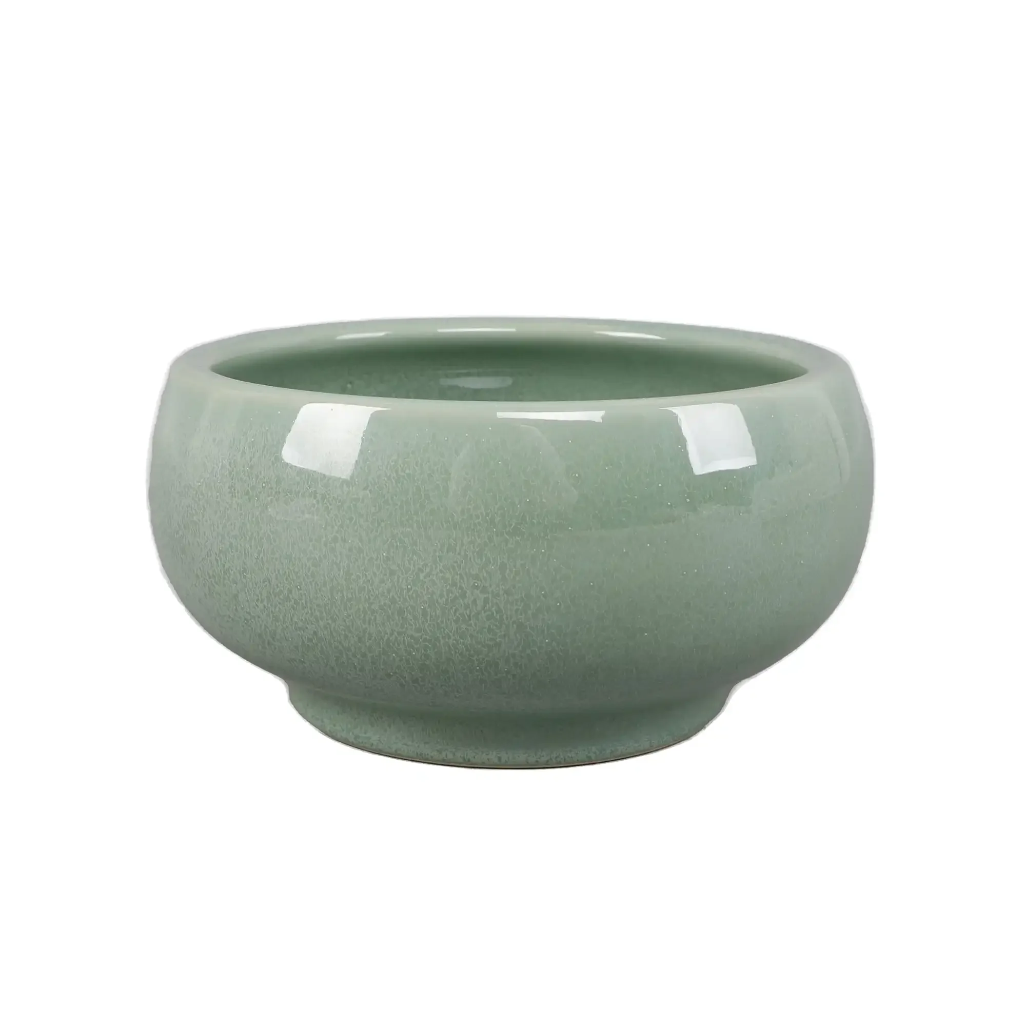 

Better Homes & Gardens Macetero de Esmeril Cerámico con Esmalte Reactivo de 7,9" para Mesa — 3,3 Libras