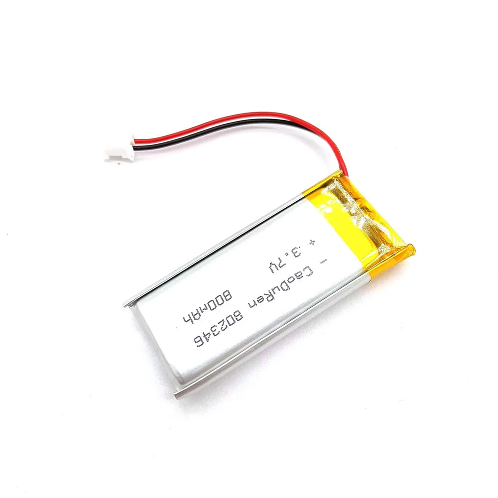 Rechargeable 3.7V 800mAh 802346 Lithium Polymer Ion Battery For SMART WATCH ELECTRIC TOYS GPS TABLET MP3 MOBILE POWER DVD