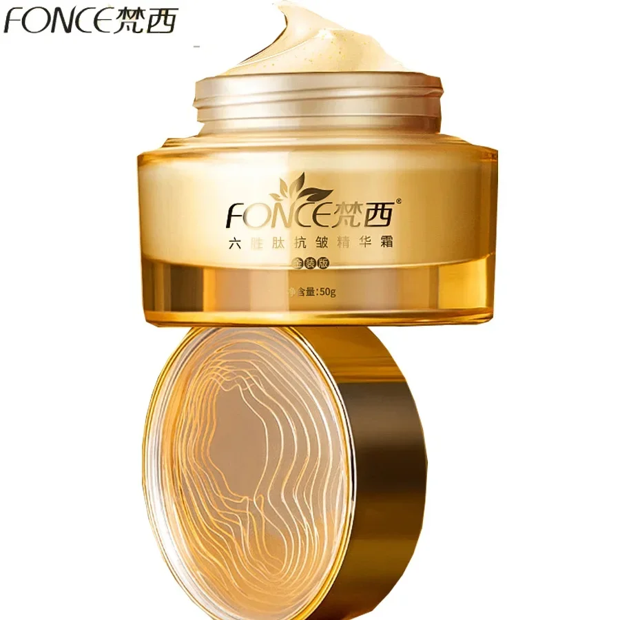 50g Fonce Korea Anti Aging Wrinkle Remover Face Cream Dry Skin Hydrating Facial Lifting Firming Day Night Cream Peptide Serum