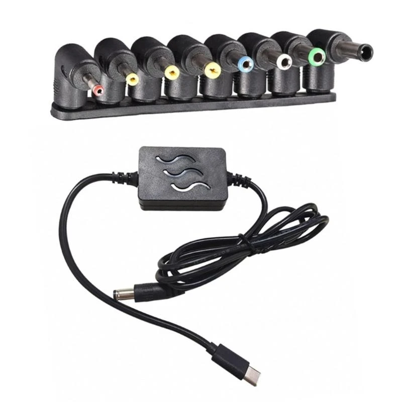 Conectores variedad cable alimentación tipo C DC24V PD20V 24V para altavoces ventilador mini enrutador y más