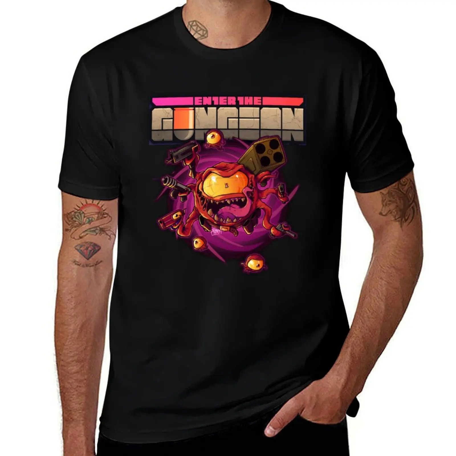 

ENTER THE GUNGEON ARTWORK T-Shirt t shirts for man graphic vintage t shirts for man cotton