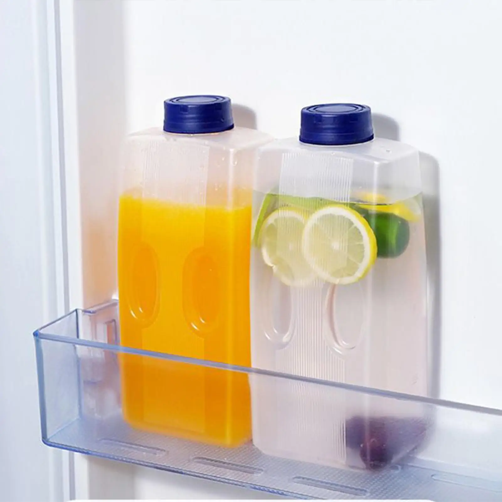 

Juice Bottle Juice Container Cold Drinks Bottle 2L Leak-Proof Beverage Dispenser With Scale For Iced Tea Water Coffee Milk