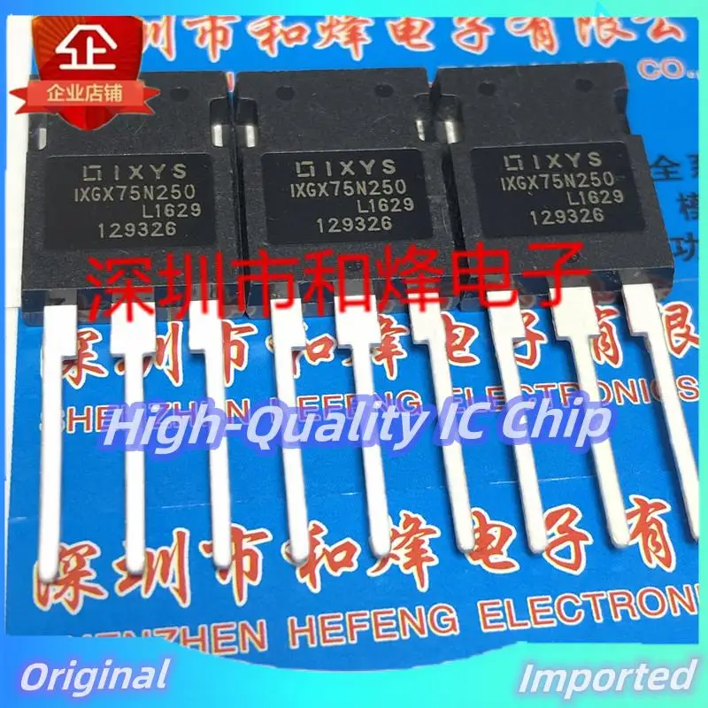 

10PCS-30PCS IXGX75N250 TO-247 2500V 75A Imported Original Best Quality