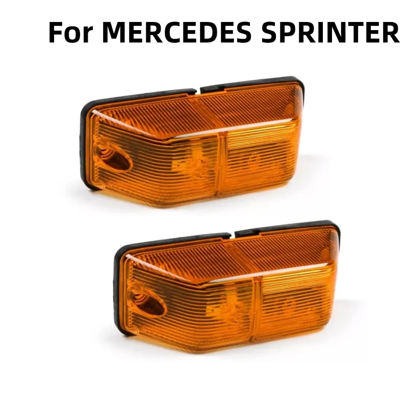 2PCS 12-24V Side Indicator Marker Light Lamp Amber For Mercedes Sprinter Replacement Parts