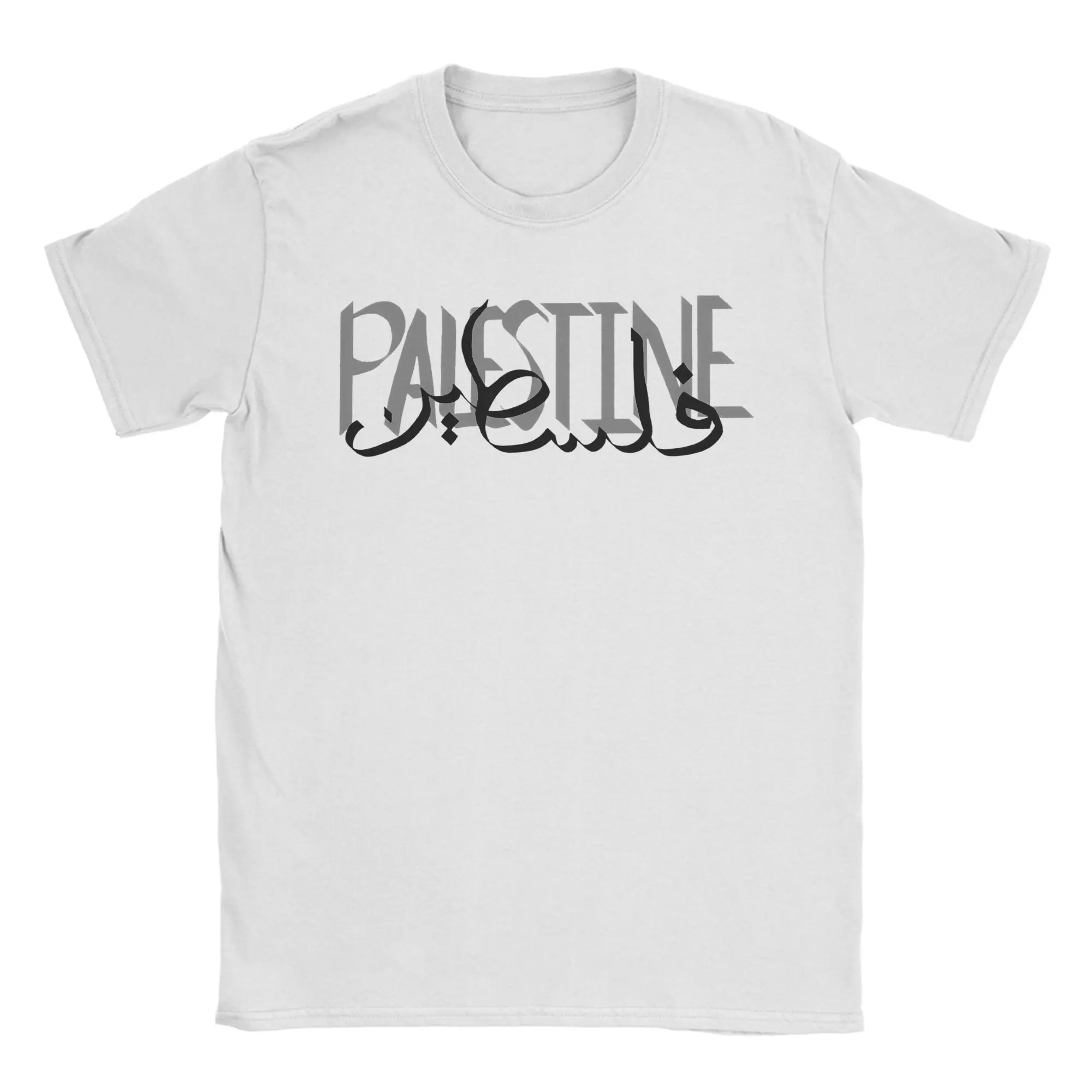 

Harajuku T-Shirt Summer Palestine Arabic Calligraphy T-Shirts Cotton Tee Shirt for Men's Y2K Plus Size 6XL Short Sleeve Top Tees